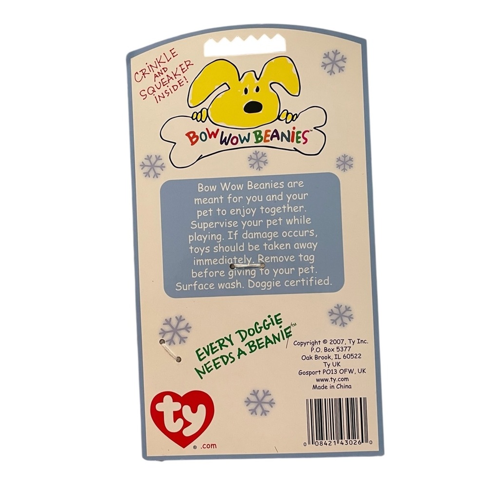 Ty Bow Wow Dog Toy: Reindeer NWT - Picture 4 of 4